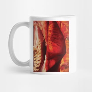 Red Hills and Bones by georgia okeeffe Mug